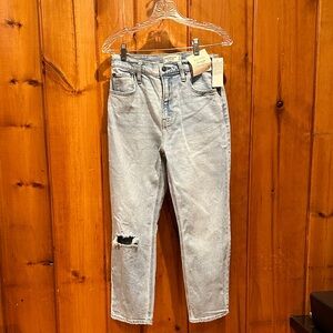 Abercrombie & Fitch NWT The Ankle Straight Ultra High Rise Jeans Size 27/4S